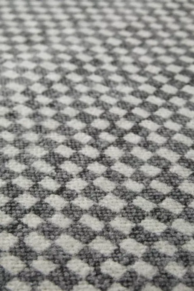 Brushed Checkerboard Rug