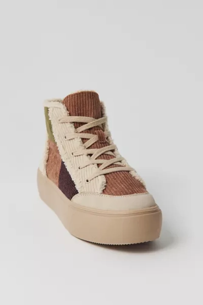 Rocket Dog Flair Patchwork High-Top Platform Sneaker