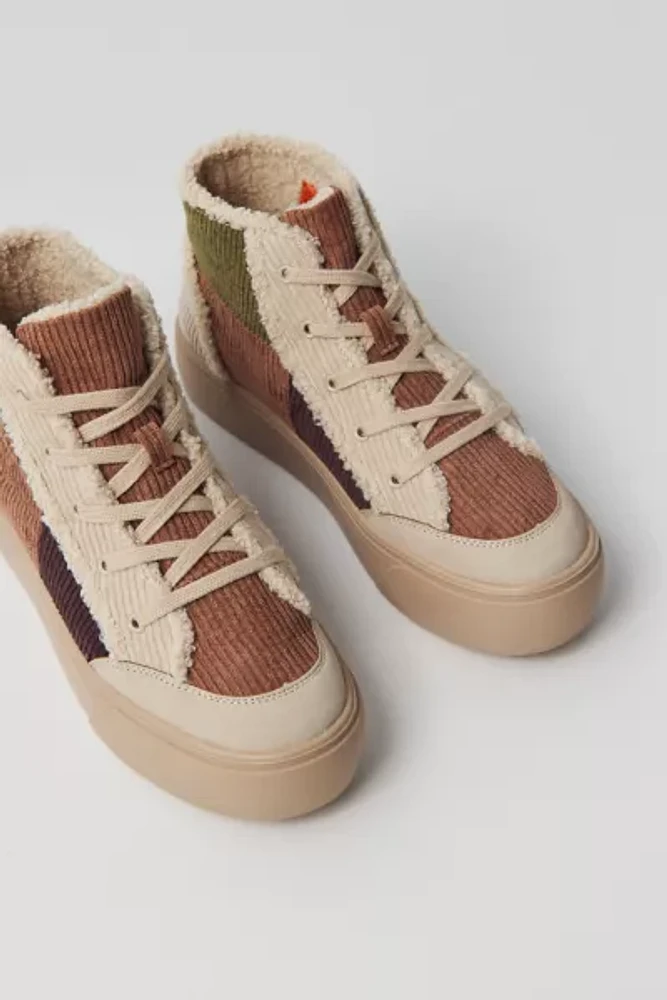 Rocket Dog Flair Patchwork High-Top Platform Sneaker