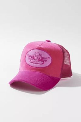 Boys Lie Velvet Trucker Hat