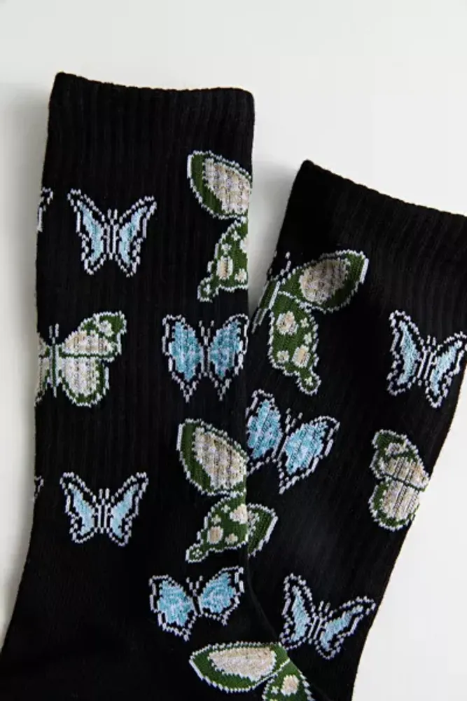 Butterfly Crew Sock