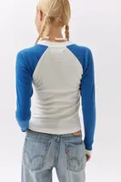 UO Save The Whales Raglan Tee