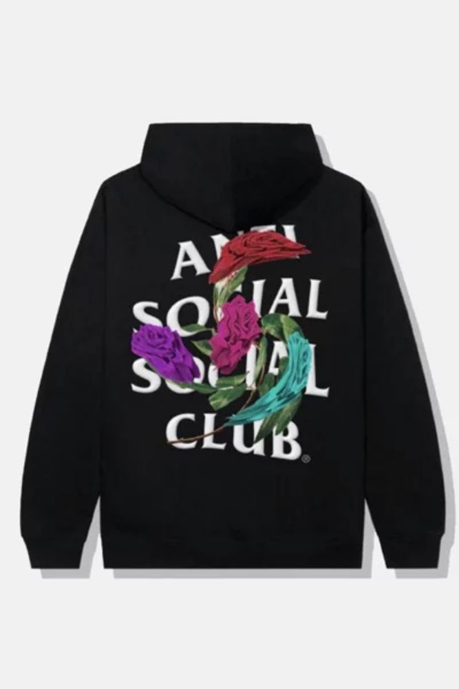 Anti Social Club Thorns Hoodie Black