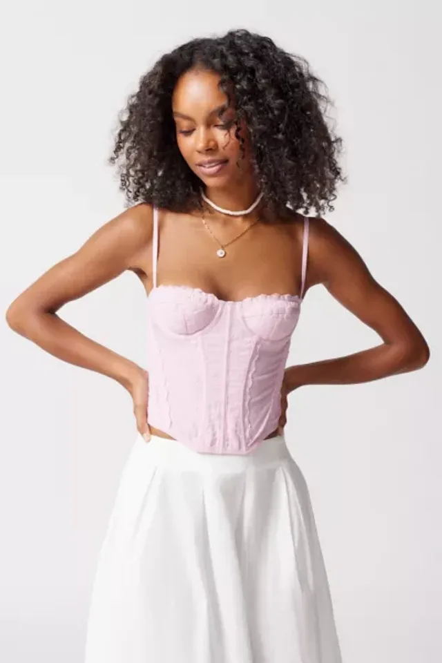 Urban Outfitters Out From Under Marie Ruched Modern Love Corset