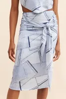 4th & Reckless Simonne Printed Skirt