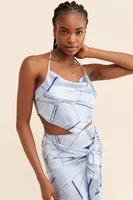 4th & Reckless Simonne Printed Skirt