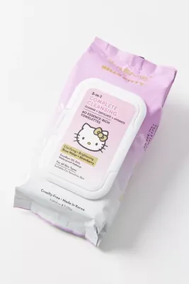 The Crème Shop X Hello Kitty Klean Beauty 3-In-1 Complete Cleansing Towelettes