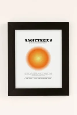 Elena Smith Sagittarius Zodiac Aura Art Print