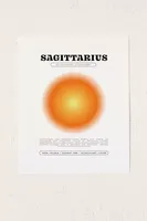 Elena Smith Sagittarius Zodiac Aura Art Print