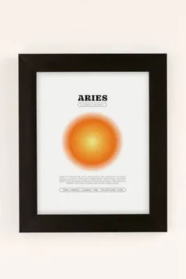 Elena Smith Aries Zodiac Aura Art Print