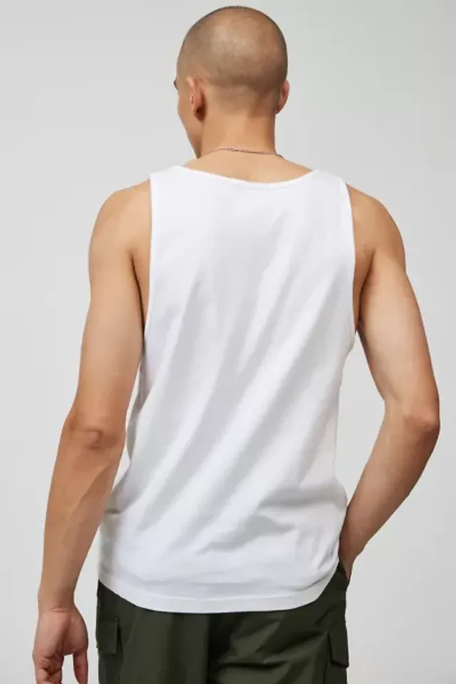 adviicd Tank Top Men Fashion Crew Ahi Mount Tank - White Male