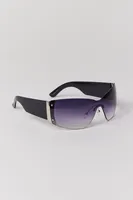 Brittney Y2K Shield Sunglasses