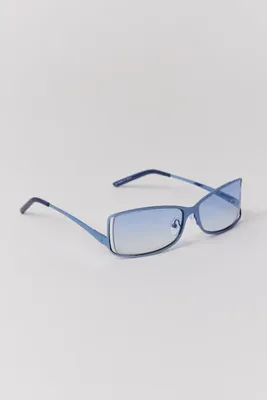 Roxy Slim Metal Shield Sunglasses