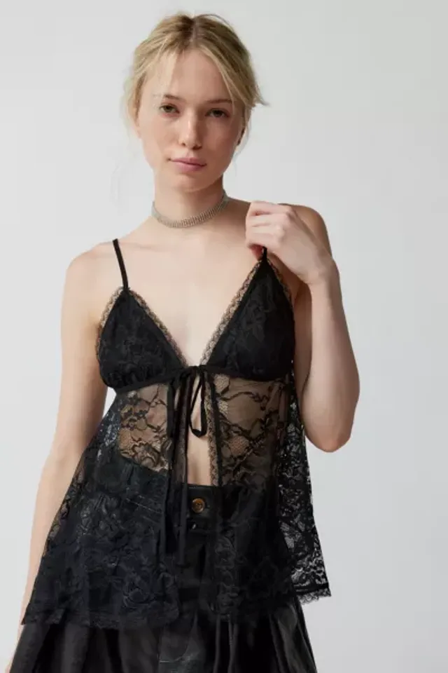 Audrey Lace Trim Cami Top  Radically Aesthetic Designs