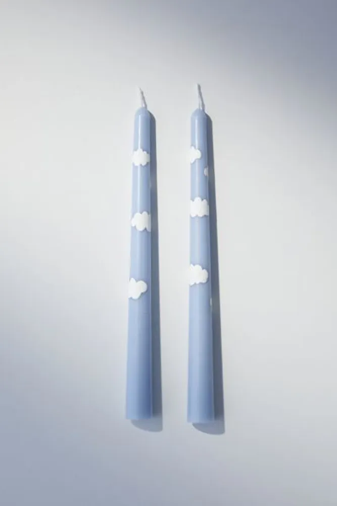 This Candle Is Lit Head In The Clouds Taper Candle Set