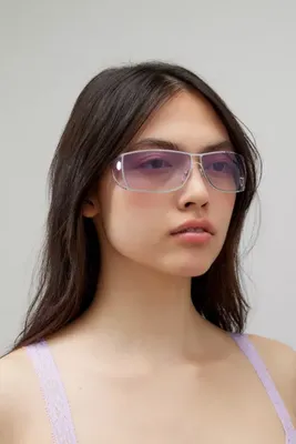 Kira Translucent Shield Sunglasses