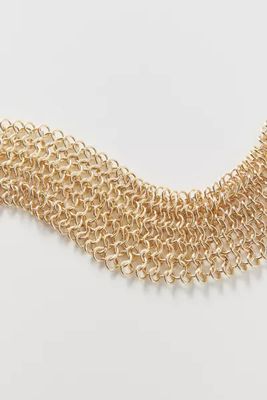 Hannah Statement Chainmail Choker Necklace