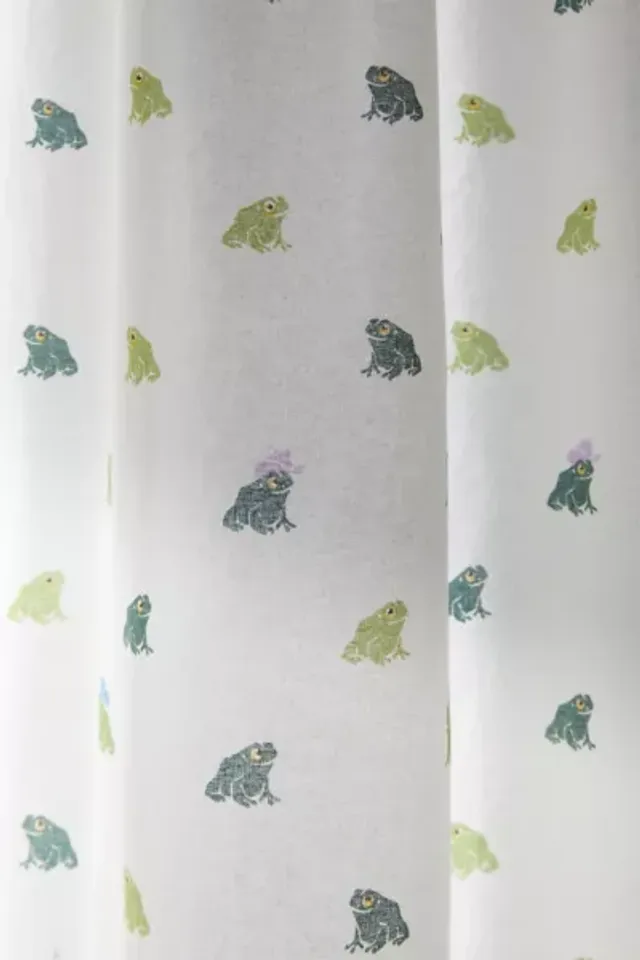 Urban Outfitters Frog Toile Shower Curtain