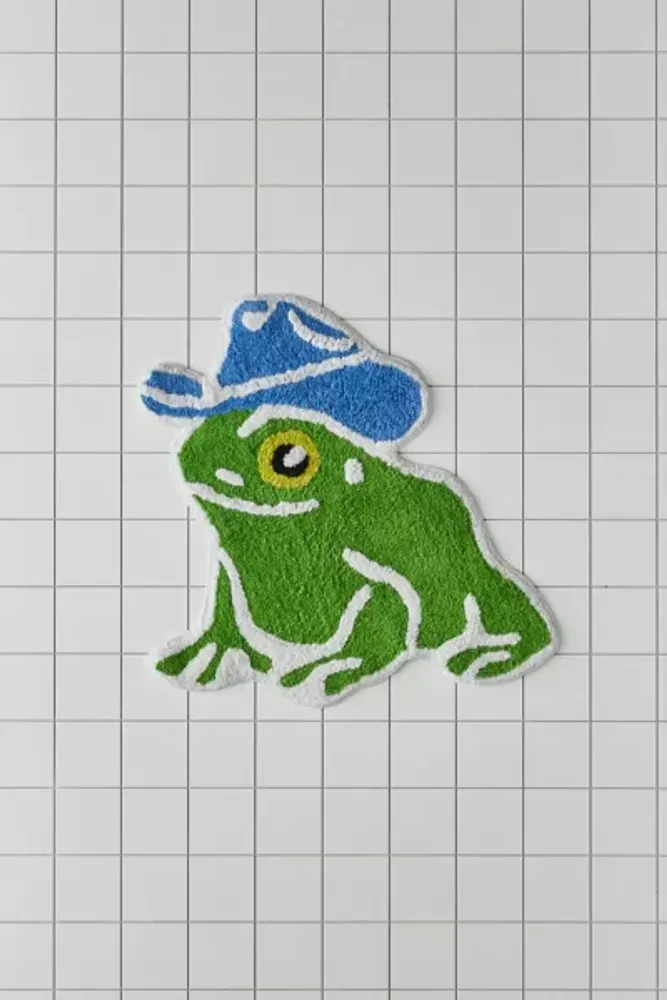 Cowboy Frog Bath Mat