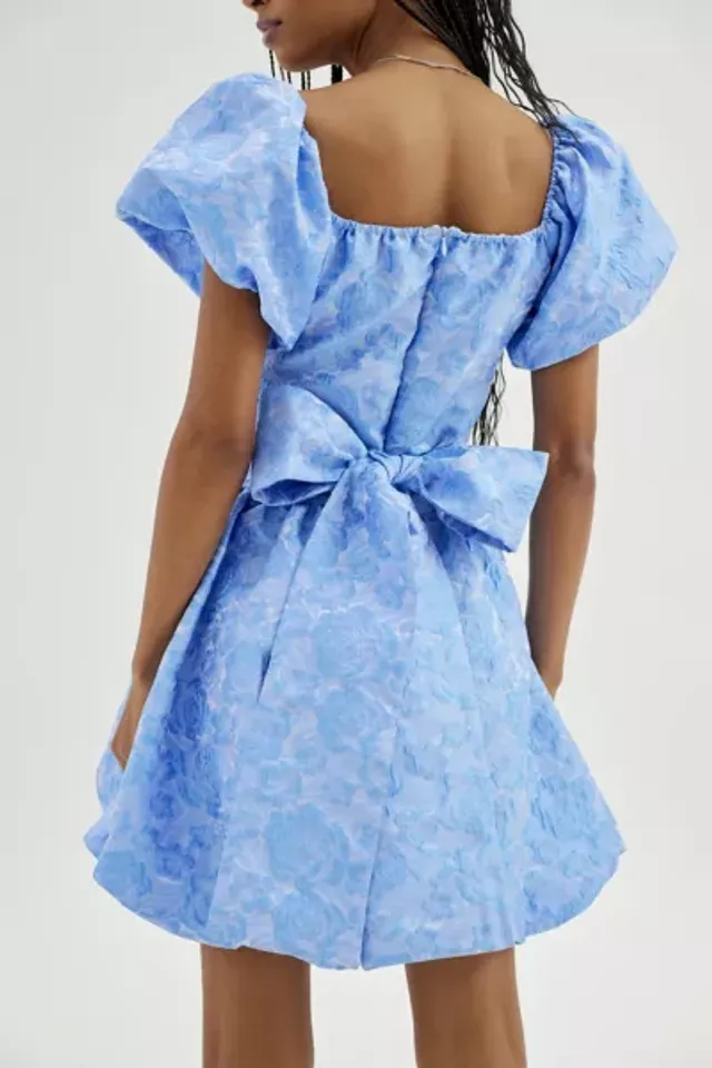 Carys Bubble Sleeve Tiered Mini Dress - Adorn Boutique