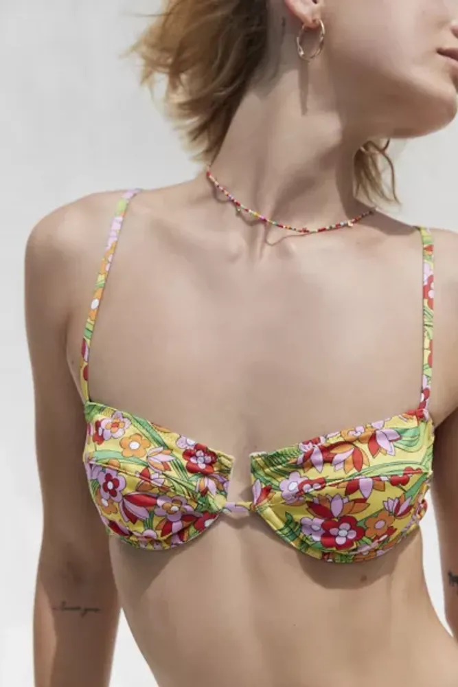 Solid & Striped Sienna Floral Underwire Bikini Top