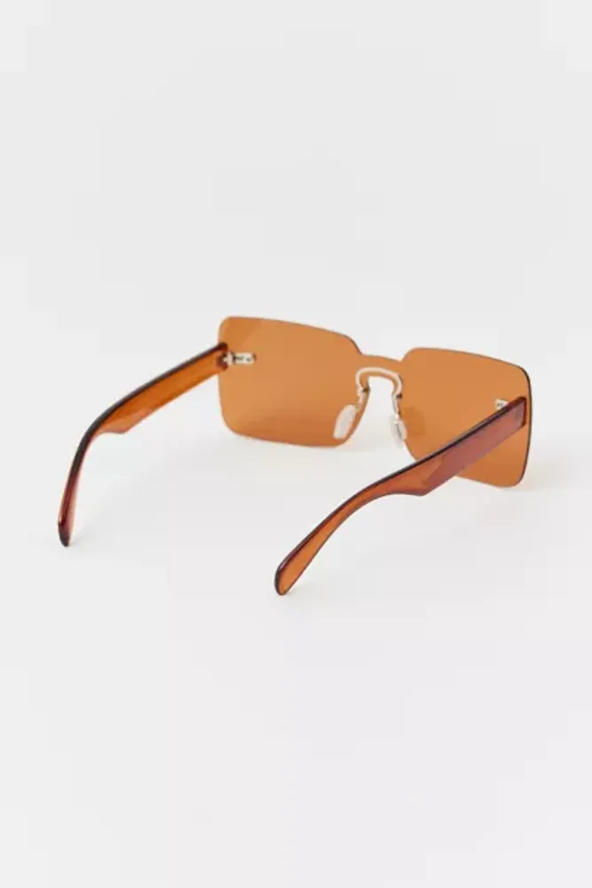 Castro Rimless Square Sunglasses