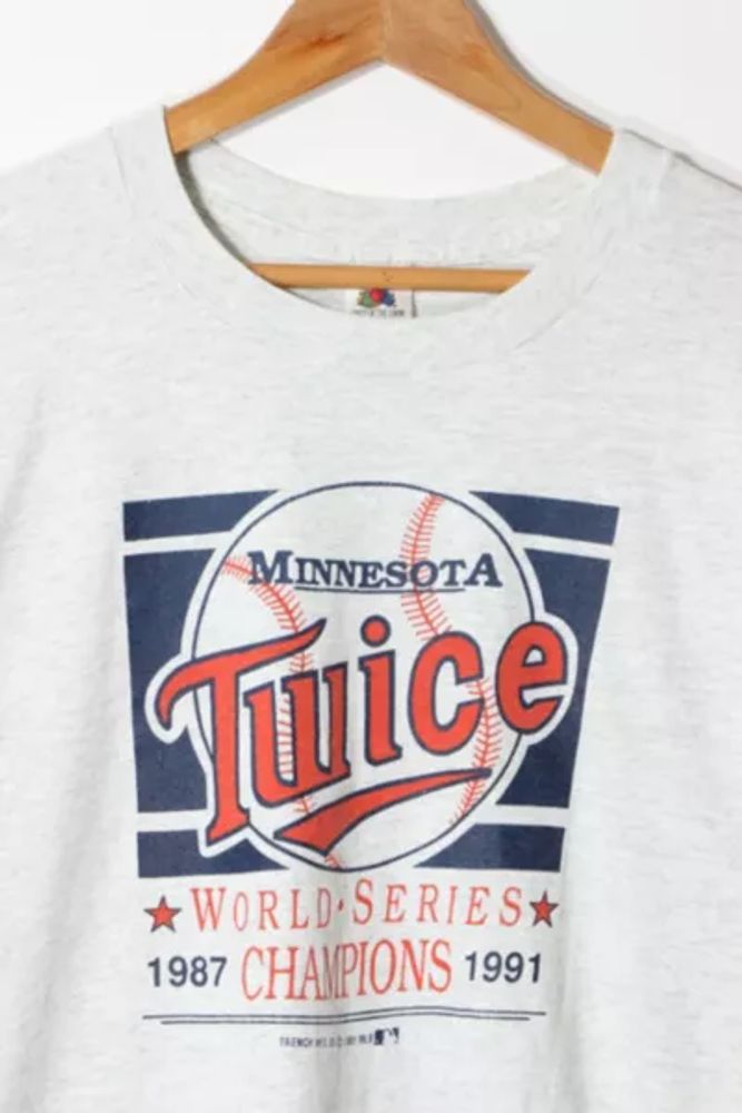 Minnesota Twins Shirt 1987 1991 World Series Champions 