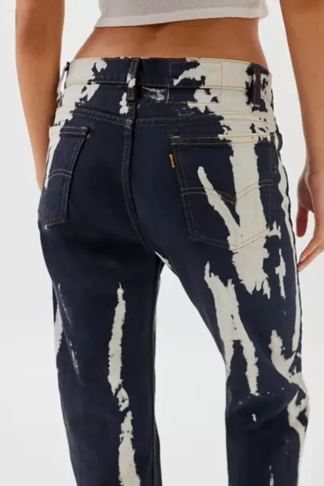 Urban Renewal Remade Levi's Bleached Black & White Jean | Square One
