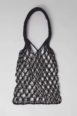 UO Casey Beaded Knit Hobo Bag