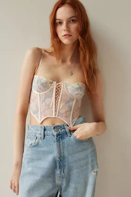 Out From Under Flora Embroidered Bustier