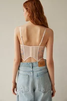 Out From Under Flora Embroidered Bustier