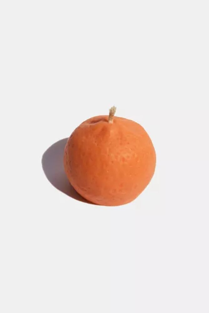 MMANN Candles Orange Shaped Candle