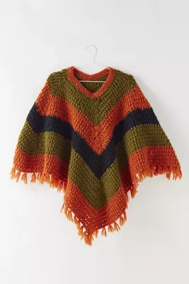 Vintage Wool Cape Sweater