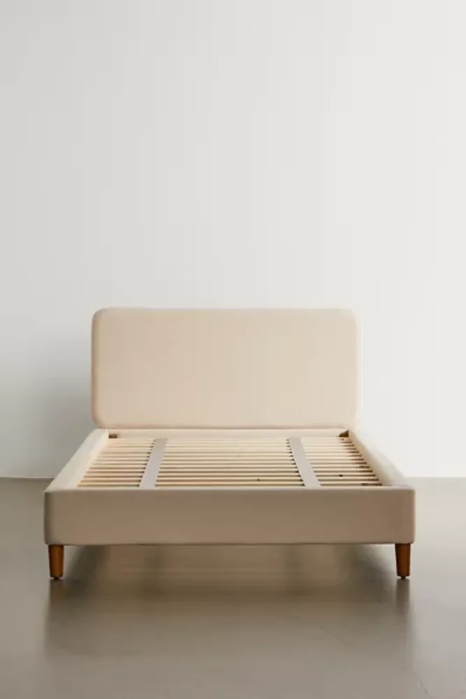 Riley Linen Platform Bed