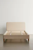 Riley Linen Platform Bed