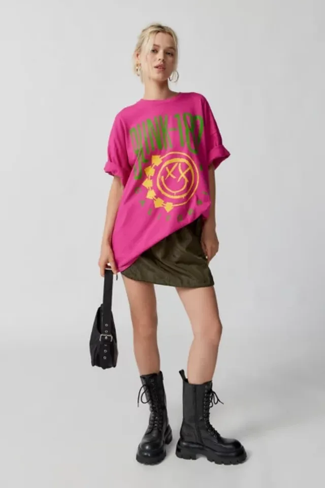 Grateful Dead Space Bears Tie-Dye T-Shirt Dress in Purple, Women's at Urban Outfitters