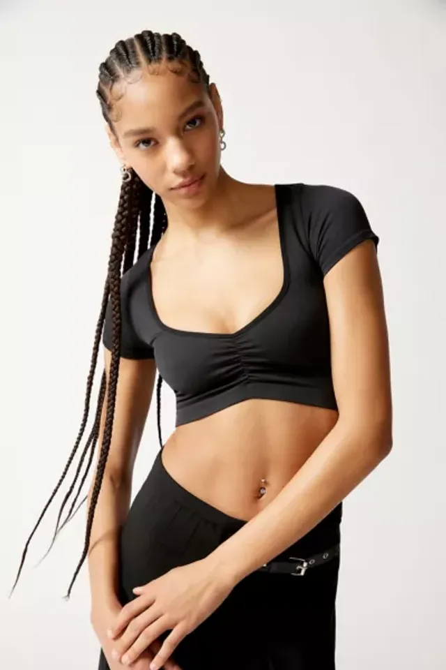By Anthropologie Seamless Ruched Bralette