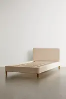 Riley Performance Sleek Linen Platform Bed