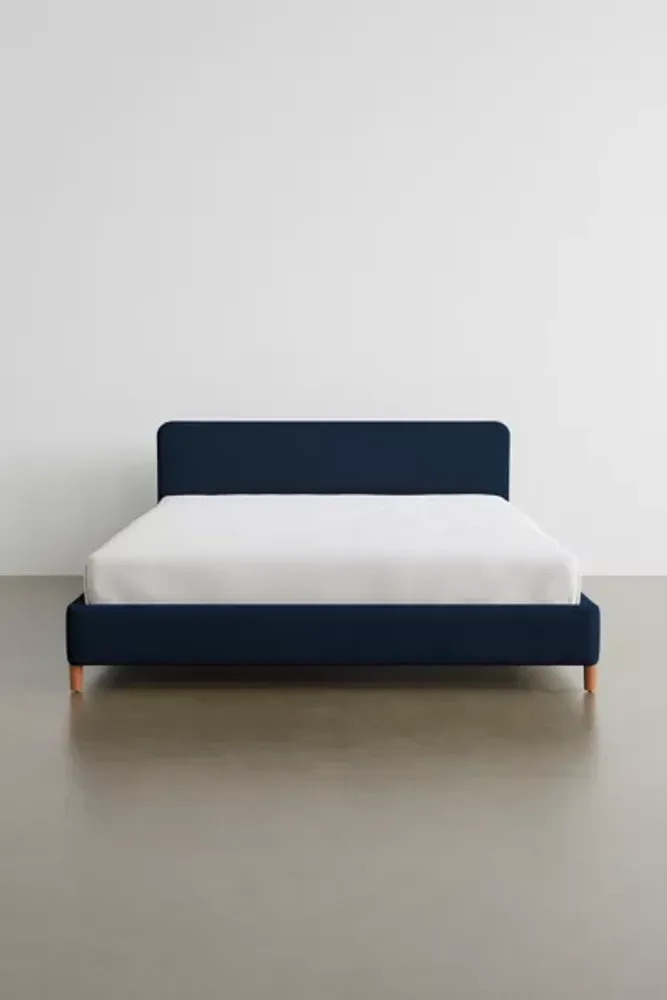 Riley Performance Linen Platform Bed