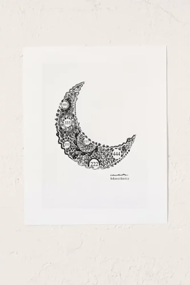 Bailey Drinkwater Crescent Moon Art Print