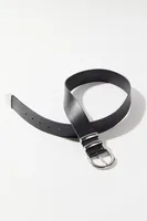 UO Isla Curved Buckle Leather Belt