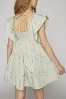 En Saison Anya Embroidered Floral Mini Dress