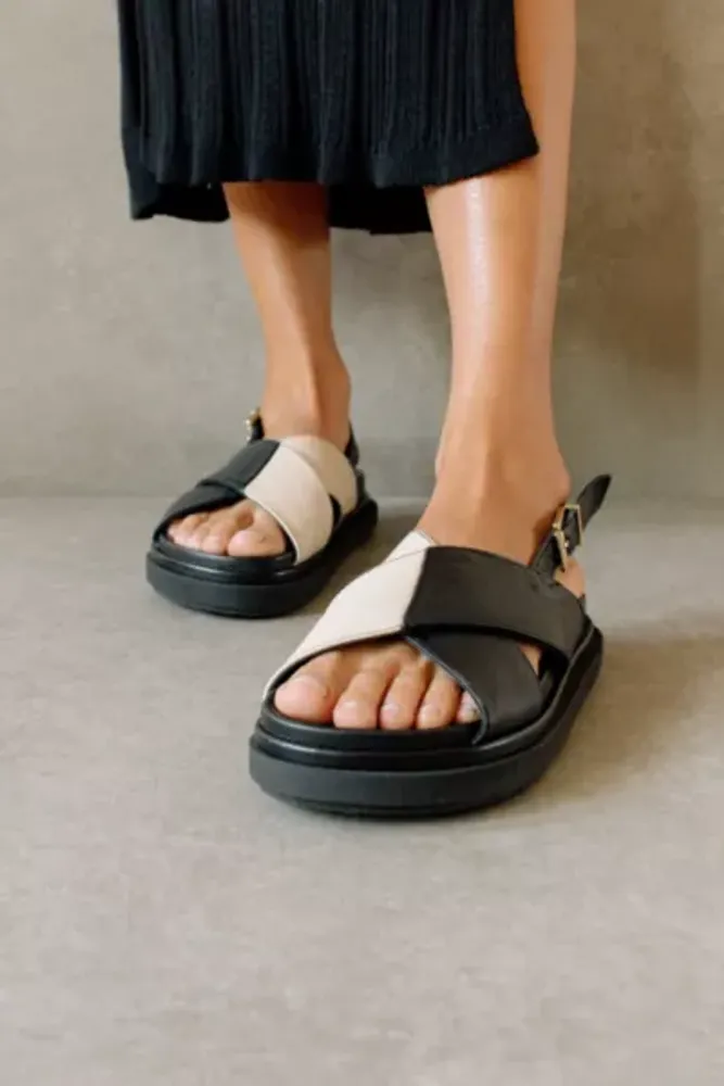 ALOHAS Marshmallow Leather Slingback Sandal