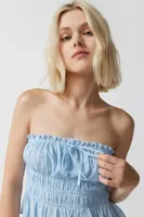 Out From Under Amie Ruched & Ruffled Strapless Tube Top