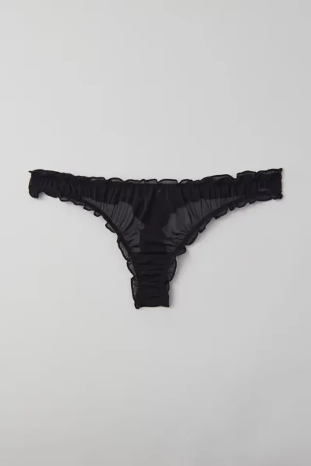 Urban Outfitters Out From Under Sweet Nothings Satin Bow Thong