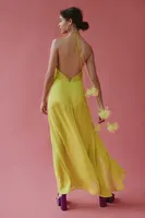 For Love & Lemons Lina Sheer Maxi Dress
