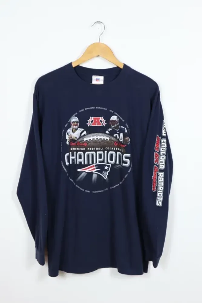 Vintage Patriots AFC Championship Crew Neck Sweatshirt - Size