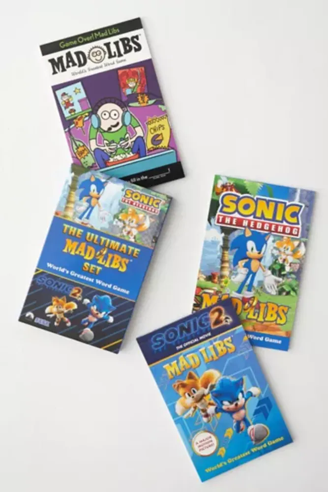 The Ultimate Sonic The Hedgehog Mad Libs Set: World's Greatest Word Game UO Exclusive Edition