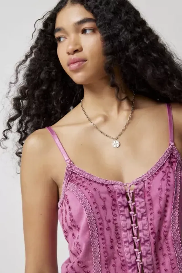 Urban Outfitters UO Serene Lace-Up Bustier Cami