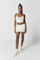 Out From Under Bec Low-Rise Micro Fitted Mini Skort